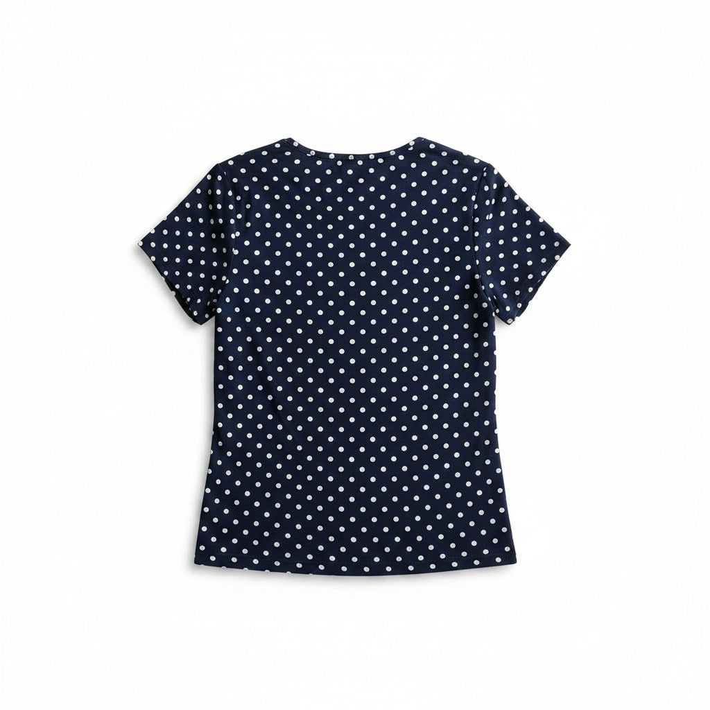 Bluză Deep Ocean Dots Buline Élégance