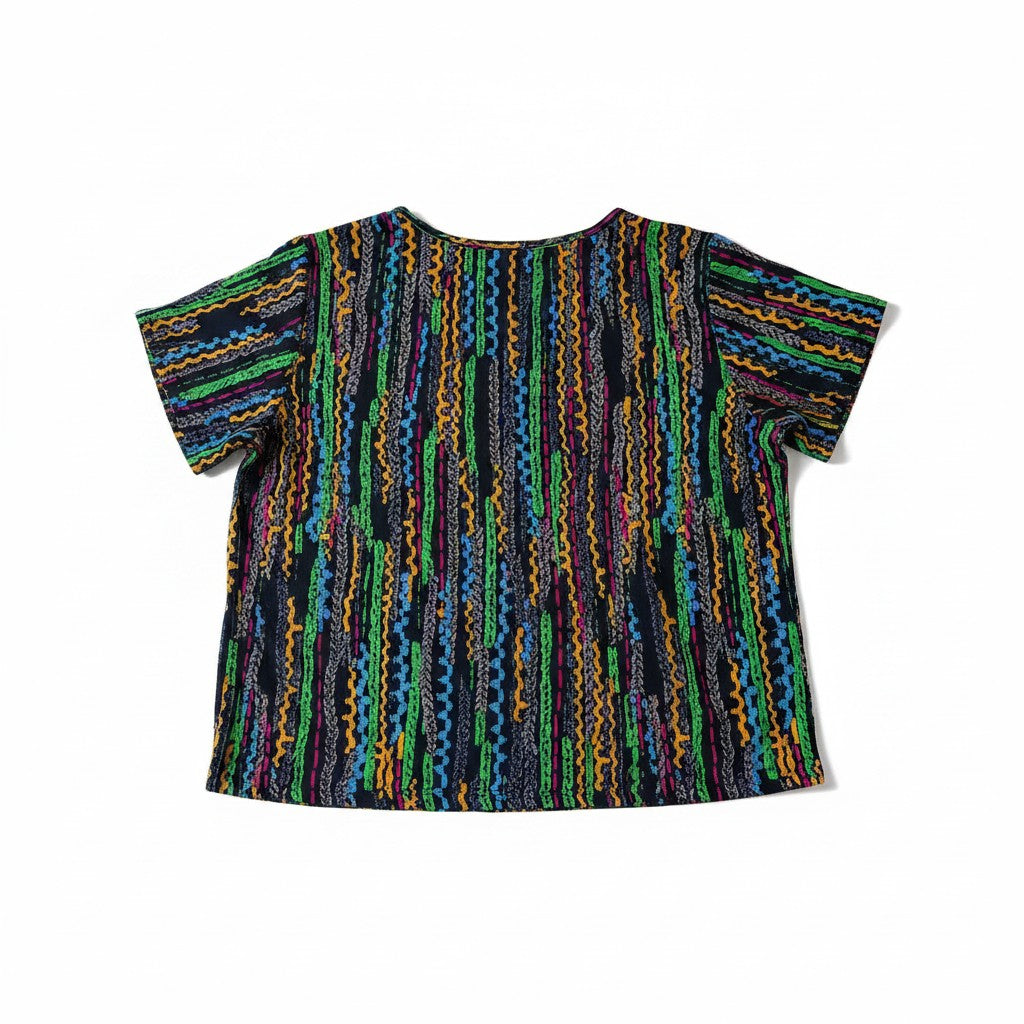 Bluză Electric Waves Boho Zig-Zag