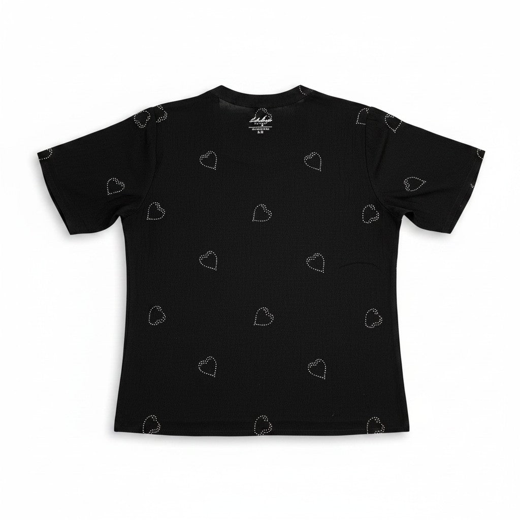 Bluză Black Hearts