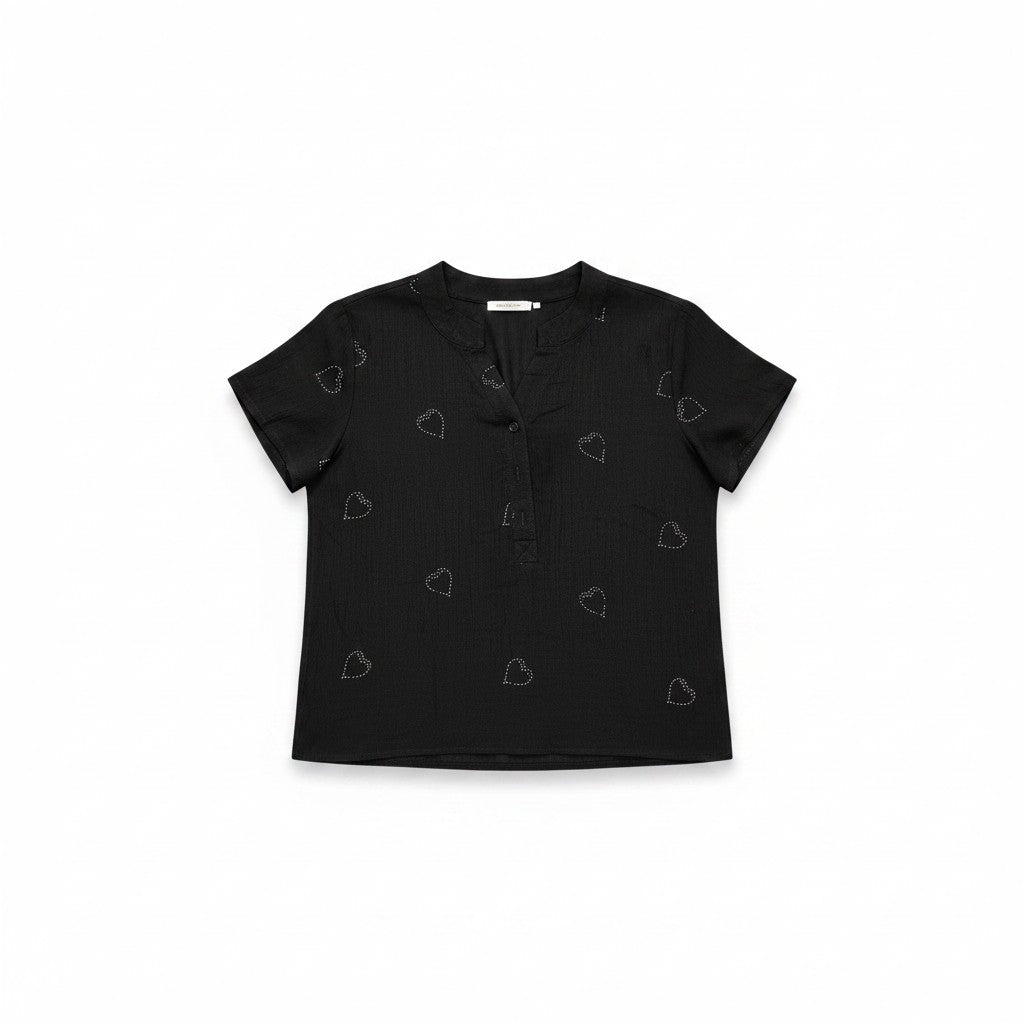 Bluză Black Hearts