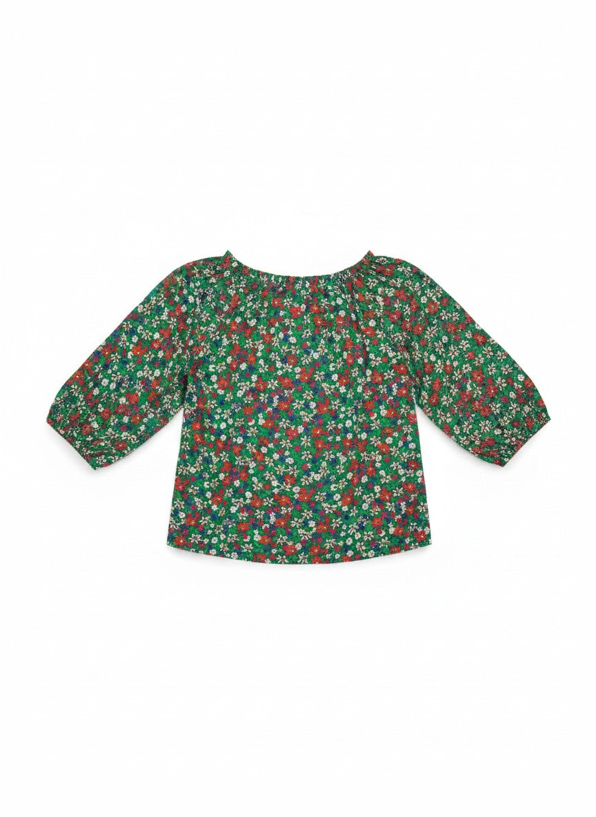 Oversized Style Bluză cu Imprimeu Paisley și Detalii Tip Ie
