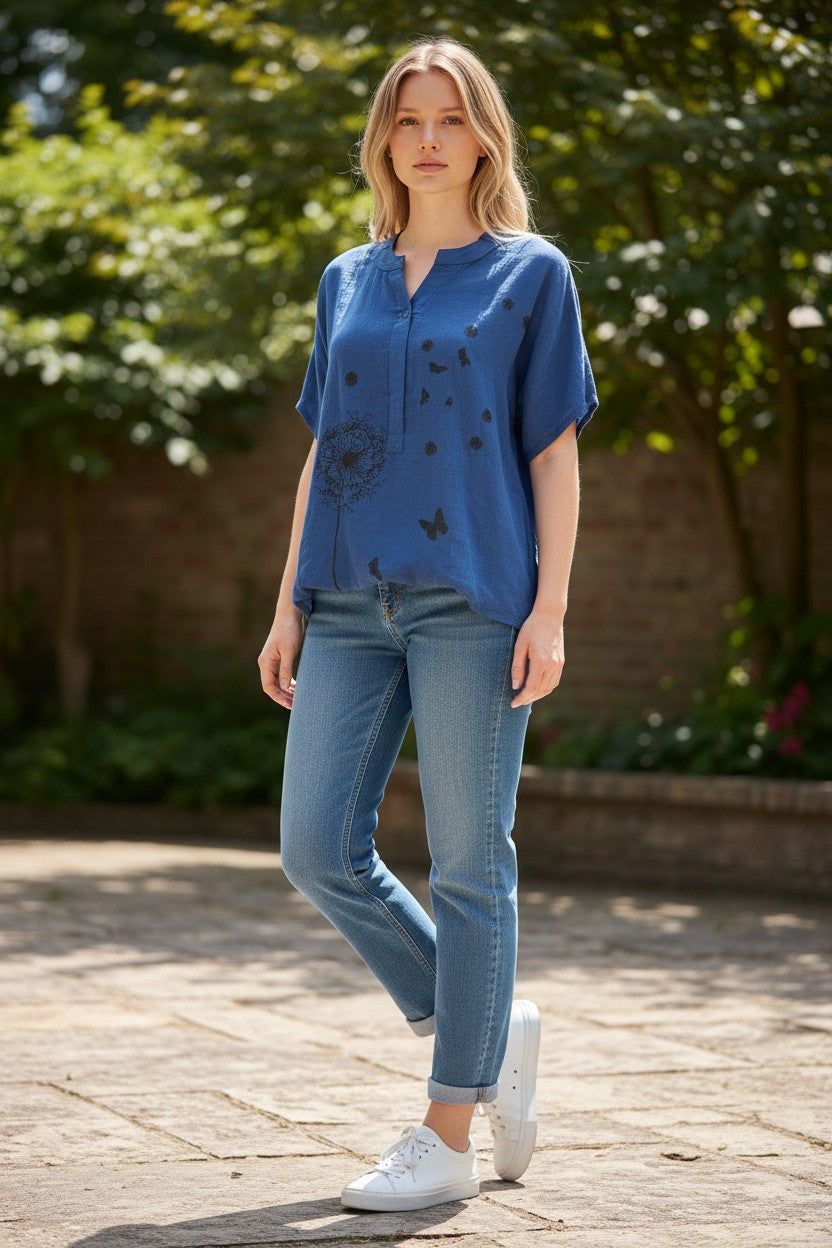 Bluză Butterfly Breeze Top Summer Dream Blue