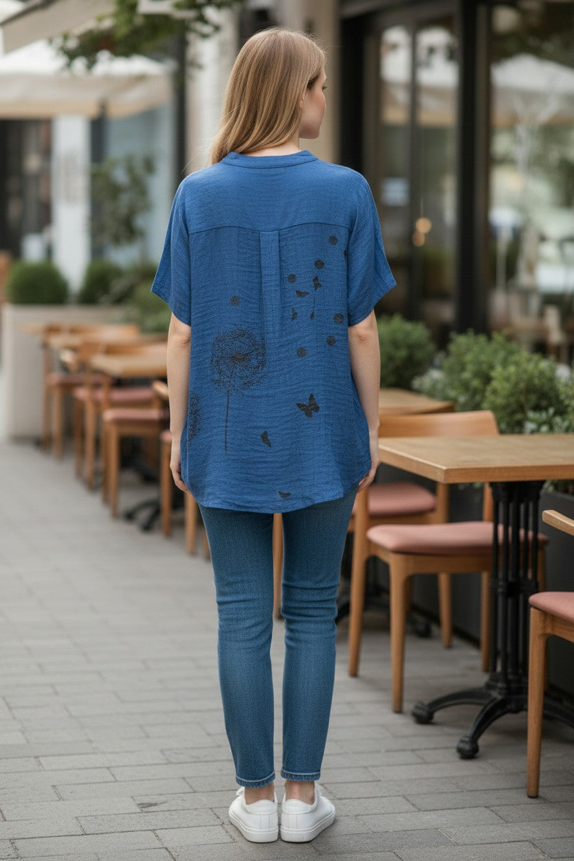 Bluză Butterfly Breeze Top Summer Dream Blue
