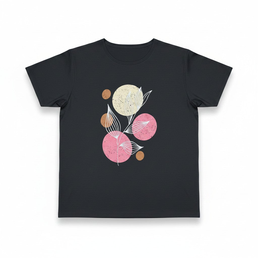 Tricou Moonlight Garden – Confort și Stil Soft Contrast