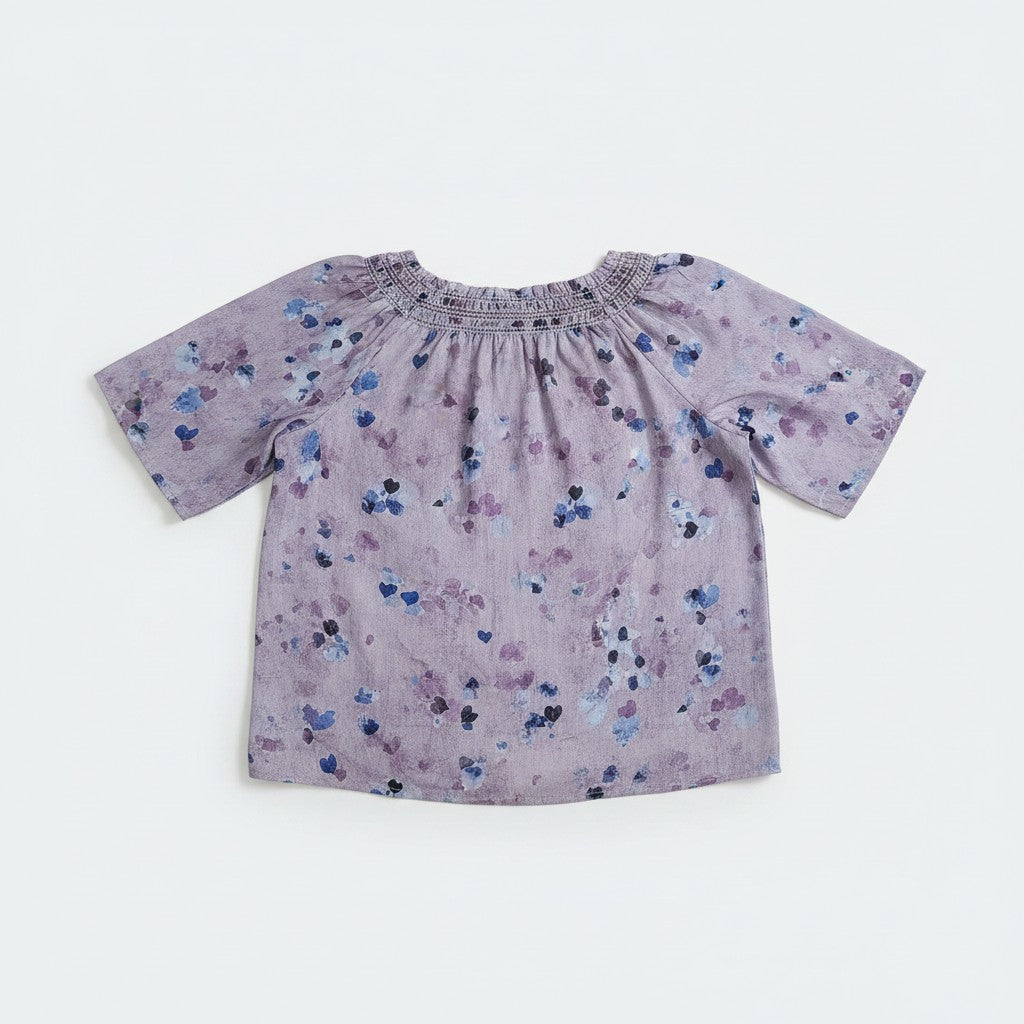 Bluza Liliac cu ciucuri