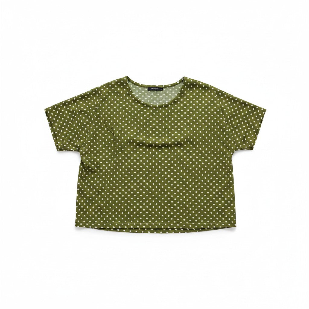 Bluză Khaki Sunny Dots