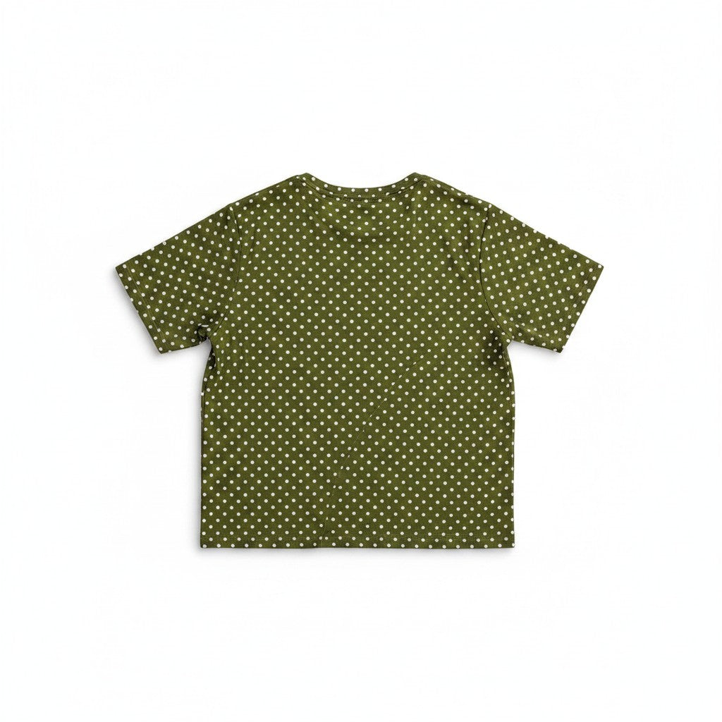 Bluză Khaki Sunny Dots