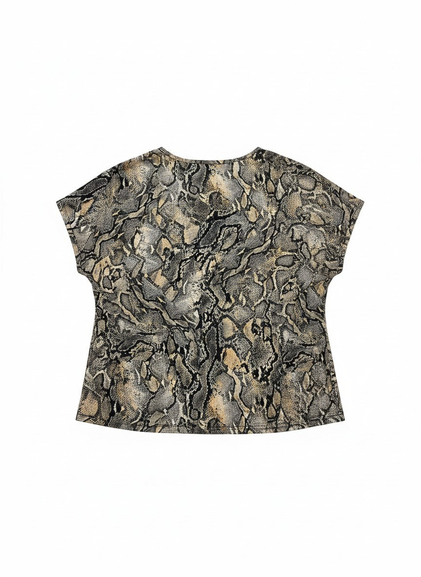 Bluza Sahara Snake – Confort și Stil Animal Print