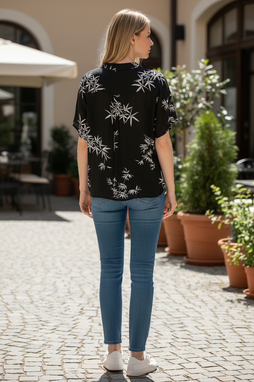 Bluză Black Bamboo Breeze