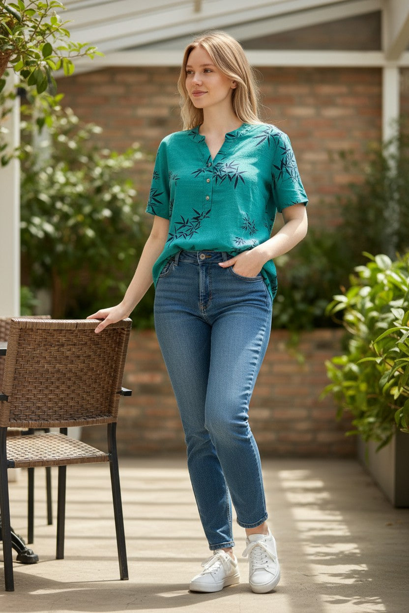 Bluză Emerald Bamboo Yuki Green