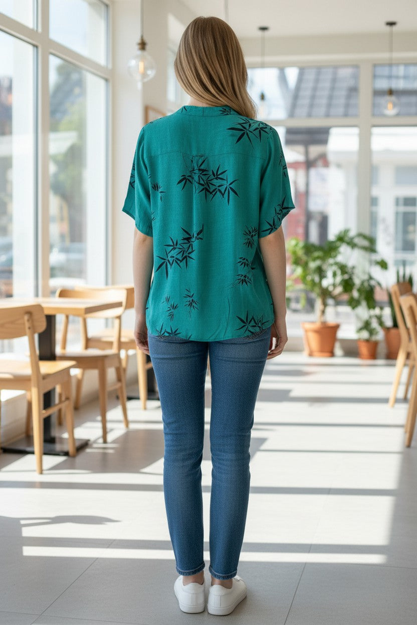 Bluză Emerald Bamboo Yuki Green
