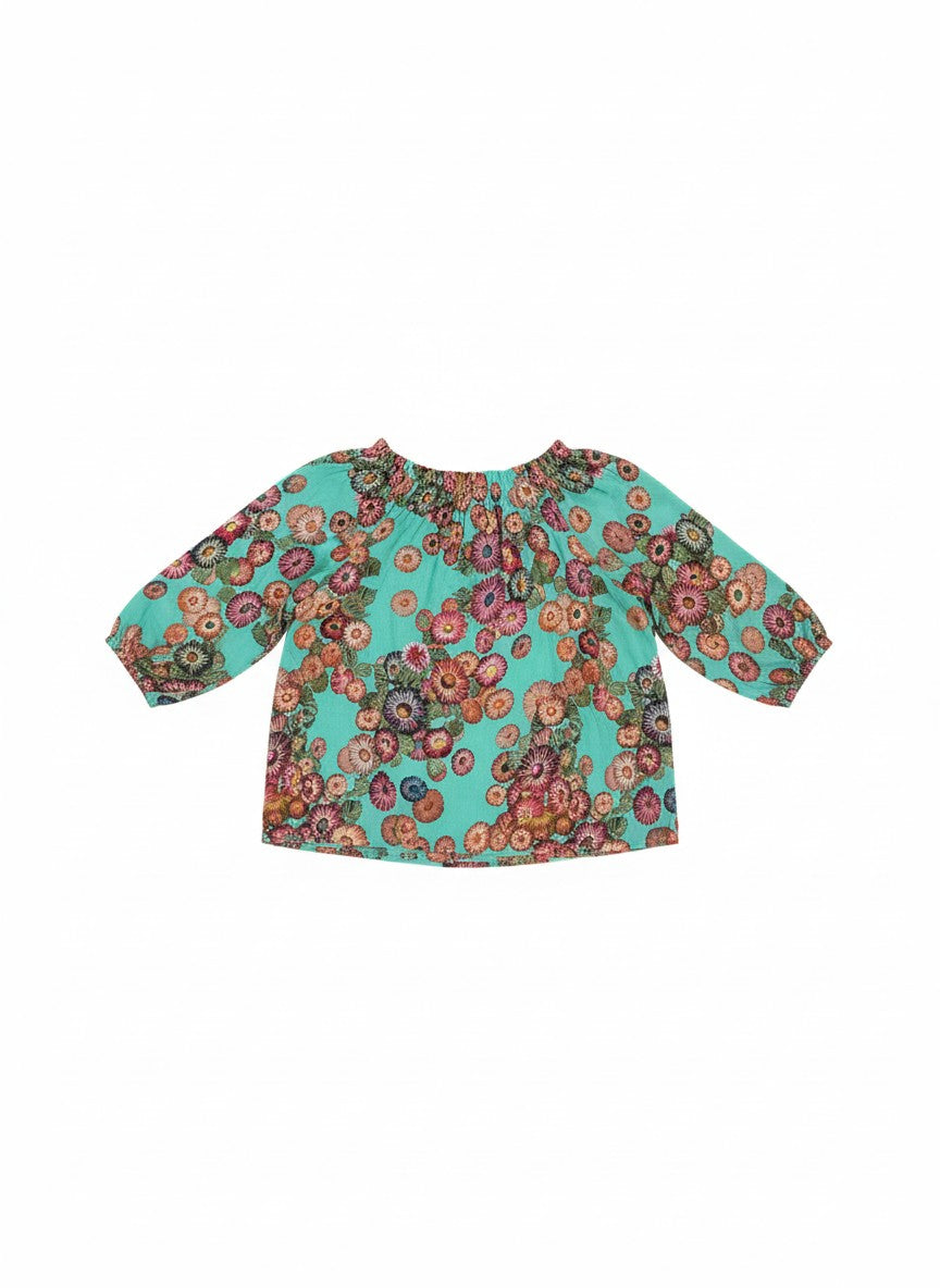 Oversized Style Bluză cu Imprimeu Paisley și Detalii Tip Ie